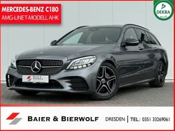 Grau Gebraucht 2019 Mercedes C180 AMG line Kombi | 25.990 € (Etwas zu teuer)