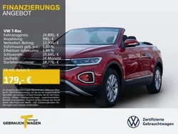 Rot Gebraucht 2024 VW T-Roc Cabriolet Style Cabrio | 24.890 € (Superpreis)