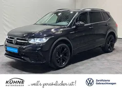 Schwarz Gebraucht 2022 VW Tiguan Allspace R-line SUV | 39.920 € (Fairer Preis)