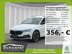 Weiss Gebraucht 2024 Skoda Octavia SportLine Kombi | 31.180 € (Superpreis)