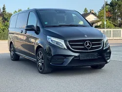 Schwarz Gebraucht 2018 Mercedes V250 AMG line Van / Kleinbus | 45.900 € (Etwas zu teuer)