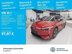 Kings red metallic/schwarz Gebraucht 2025 VW ID.7 Pro Limousine | 47.980 € (Fairer Preis)