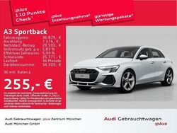 Weiß Gebraucht 2024 Audi A3 Sportback S-Line Kleinwagen | 36.879 € (Guter Preis)