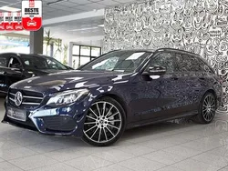 Blau Gebraucht 2018 Mercedes C250 AMG Kombi | 24.380 € (Etwas zu teuer)