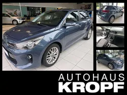 (eu3) denimblau met. Gebraucht 2018 Kia Rio DREAM-TEAM Edition Limousine | 10.480 € (Fairer Preis)