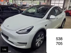 White metallic Gebraucht 2023 Tesla Model Y Long Range SUV | 36.890 € (Superpreis)