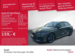 Grün Gebraucht 2024 Audi A3 Sportback S-Line Limousine | 32.985 € (Fairer Preis)