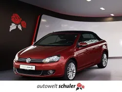 Rot Gebraucht 2015 VW Golf Cabriolet Cabrio | 15.889 € (Fairer Preis)
