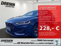 Blau Gebraucht 2024 Ford Focus ST-Line Limousine | 26.990 € (Fairer Preis)