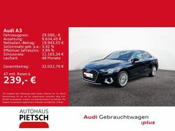 Schwarz Gebraucht 2024 Audi A3 Advanced Limousine | 29.580 € (Guter Preis)