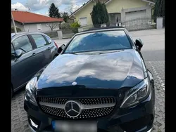 Schwarz Gebraucht 2016 Mercedes C220 AMG line Cabrio | 25.000 € (Teuer)
