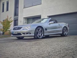 Grau Gebraucht 2002 Mercedes SL500 AMG Cabrio | 17.500 € (Superpreis)