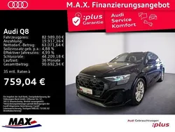 Mythosschwarz metallic Gebraucht 2025 Audi Q8 S-Line SUV | 82.989 € (Teuer)