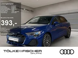 Blau Gebraucht 2025 Audi A3 Sportback S-Line Limousine | 45.897 € (Teuer)