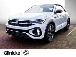 Pure white / schwarz Gebraucht 2025 VW T-Roc Cabriolet R-line Cabrio | 38.450 € (Fairer Preis)