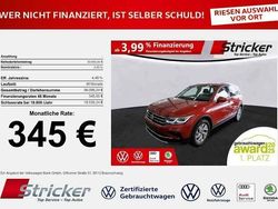 Kings red metallic (metallic) Gebraucht 2021 VW Tiguan Elegance SUV | 30.949 € (Fairer Preis)