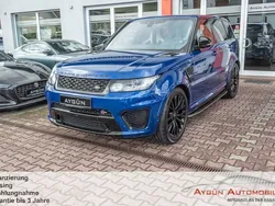Estoril blue Gebraucht 2018 Land Rover Range Rover Sport SVR SUV | 55.995 € (Superpreis)