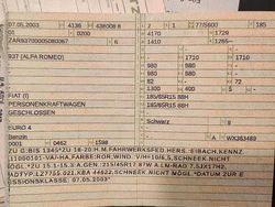 Schwarz Gebraucht 2003 Alfa Romeo 147 Kleinwagen | 1.250 €