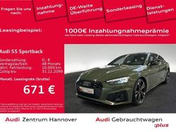 Distriktgrün metallic Gebraucht 2022 Audi S5 Sportback Ambiente Kleinwagen | 53.990 € (Etwas zu teuer)