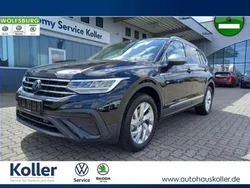 Schwarz Gebraucht 2024 VW Tiguan Allspace SUV | 35.570 € (Superpreis)