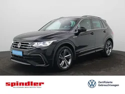 Deep black perleffekt Gebraucht 2021 VW Tiguan R-line SUV | 30.580 € (Guter Preis)