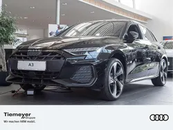 Mythosschwarz metallic Gebraucht 2025 Audi A3 S-Line Limousine | 42.980 €