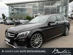 Schwarz metallic Gebraucht 2018 Mercedes C200 AMG Kombi | 22.900 € (Guter Preis)
