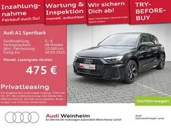 Mythosschwarz metallic Gebraucht 2025 Audi A1 Sportback S-Line Kleinwagen | 33.991 € (Teuer)