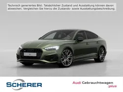 Distriktgrün metallic (metallic) Gebraucht 2024 Audi A5 Sportback Business Limousine | 53.290 €