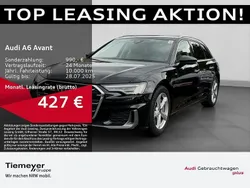 Schwarz Gebraucht 2023 Audi A6 S-Line Kombi | 59.870 €