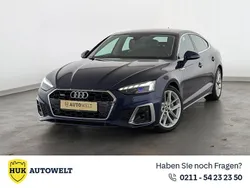Blau Gebraucht 2021 Audi A5 Sportback S-Line Limousine | 35.260 € (Fairer Preis)