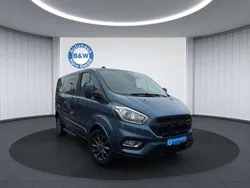 Chromablau metallic Gebraucht 2021 Ford Tourneo Custom Titanium Van / Kleinbus | 38.499 € (Fairer Preis)