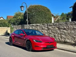Rot Gebraucht 2022 Tesla Model S Plaid Limousine | 83.299 € (Teuer)
