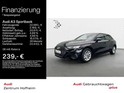 Mythosschwarz metallic Gebraucht 2023 Audi A3 Limousine | 22.980 € (Guter Preis)