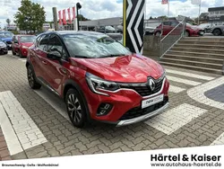 Dezirrot, dach black pearlschwarz (rot) (rot) Gebraucht 2023 Renault Captur Techno SUV | 21.450 € (Fairer Preis)