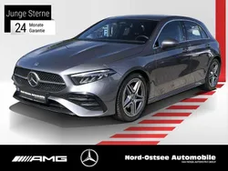 Metalliclack mountaingrau Gebraucht 2024 Mercedes A200 AMG Limousine | 29.790 € (Guter Preis)