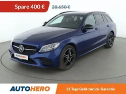 Blau Gebraucht 2020 Mercedes C300e AMG line Limousine | 27.510 € (Fairer Preis)