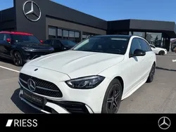 Unilack polarweiß Gebraucht 2024 Mercedes C220 AMG Kombi | 42.700 € (Fairer Preis)
