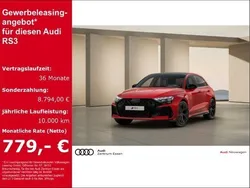 Progressivrot metallic Neu 2025 Audi RS3 Sportback Comfort Kleinwagen | 79.380 € (Teuer)