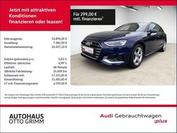 Blau (navarrablau metallic) Gebraucht 2024 Audi A4 Advanced Kombi | 32.979 € (Fairer Preis)