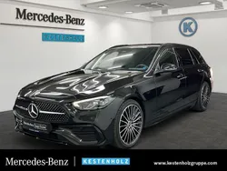 Schwarz Gebraucht 2024 Mercedes C180 AMG Kombi | 40.490 € (Fairer Preis)