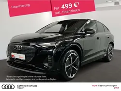 Mythosschwarz metallic Gebraucht 2023 Audi Q4 Sportback e-tron Ambiente SUV | 37.290 € (Etwas zu teuer)