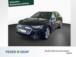 Mythosschwarz metallic Gebraucht 2023 Audi Q8 e-tron S-Line SUV | 59.980 € (Guter Preis)