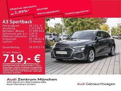 Daytonagrau perleffekt Gebraucht 2022 Audi A3 Sportback e-tron S-Line Kleinwagen | 29.213 € (Fairer Preis)