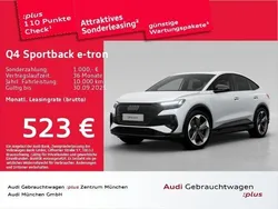 Gletscherweiß metallic Gebraucht 2024 Audi Q4 Sportback e-tron S-Line SUV | 53.264 €