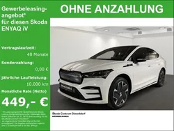 Weiß Neu 2024 Skoda Enyaq iV Suite SUV | 59.480 € (Etwas zu teuer)