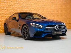 Blau Gebraucht 2018 Mercedes SL500 AMG Cabrio | 57.001 € (Etwas zu teuer)