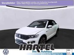 Pure white, solid Gebraucht 2021 VW T-Roc Cabriolet R-line Cabrio | 27.400 € (Fairer Preis)