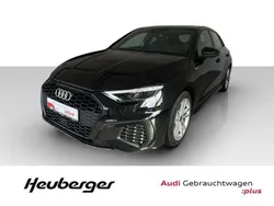 Schwarz Gebraucht 2024 Audi A3 Sportback S-Line Limousine | 34.450 € (Fairer Preis)