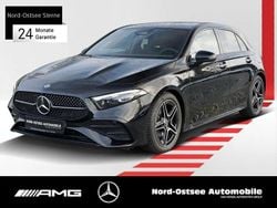 Unilack nachtschwarz Gebraucht 2025 Mercedes A180 AMG line Limousine | 32.490 € (Fairer Preis)